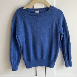 J.Crew Crewcuts Boys' Cotton Sweater in light blue, size 3